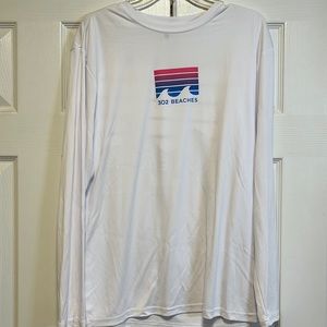 White long sleeved men’s tee 302 Beaches